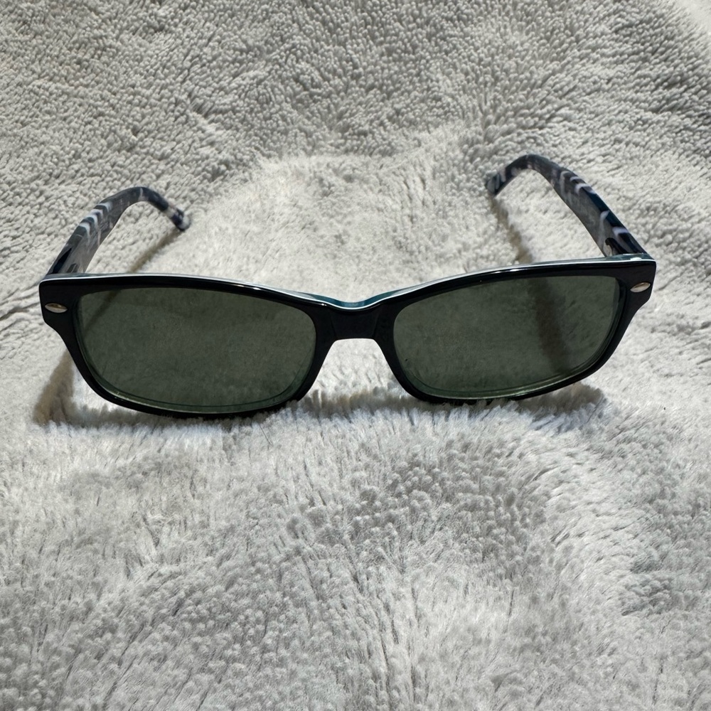 Versace 1969 Blue and White Sunglasses - Picture 3 of 7